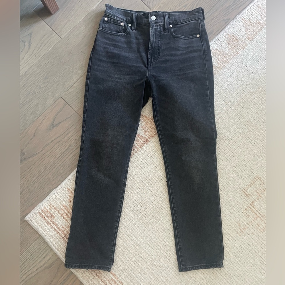 Madewell the perfect vintage Jean black wash size 26